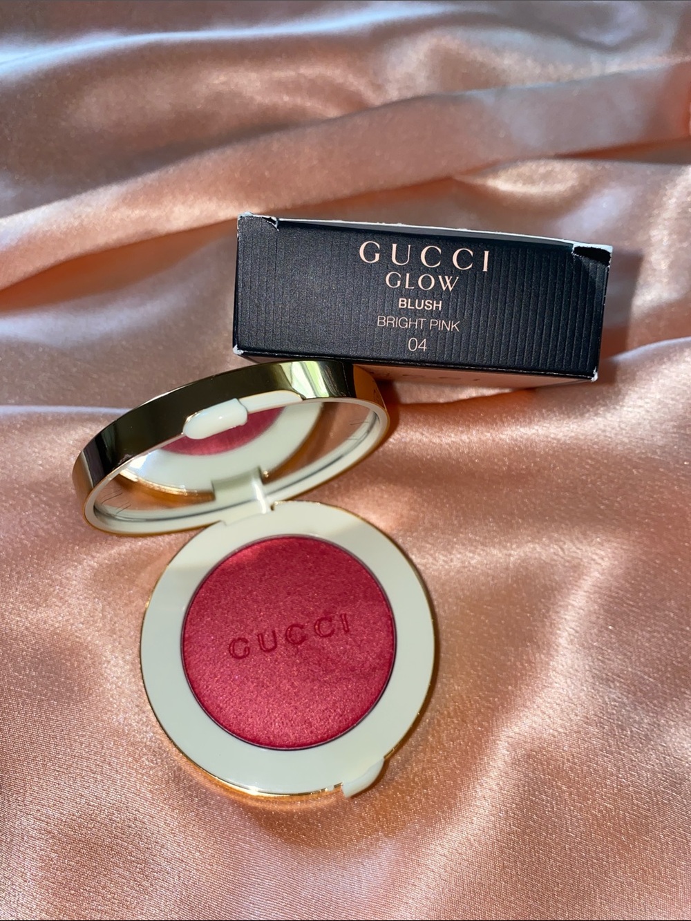 Gucci limited Ed super Glow Blush A— Luminous Fuchsia -Bright Pink Coral New - Picture 7 of 12